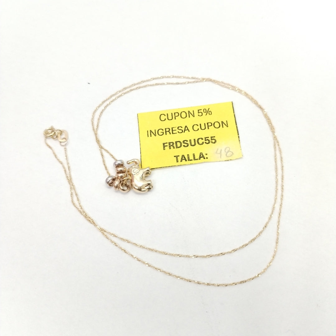 CADENA ORO 10 K 1,00 GRMS (SEMINUEVO)