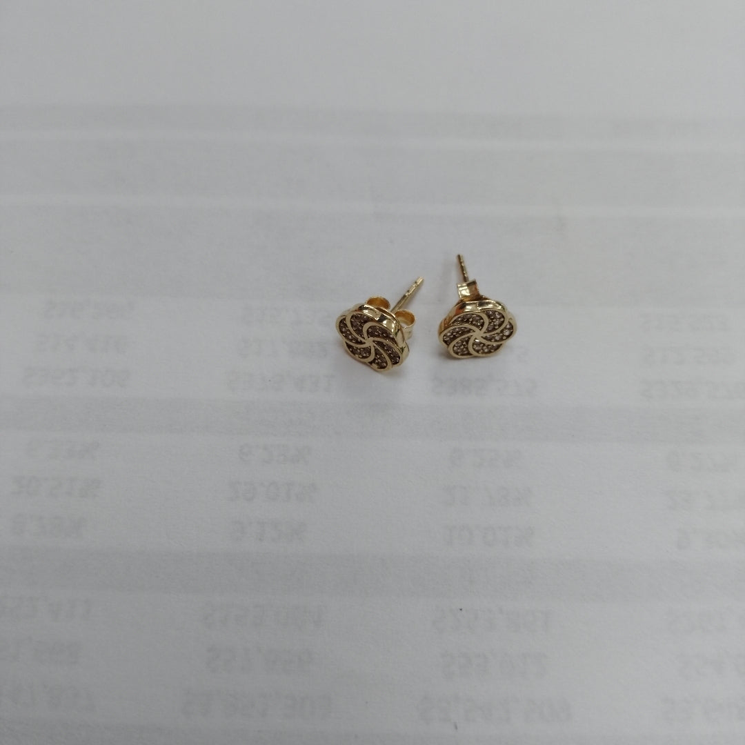 BROQUELES PAR ORO 14 K 1.6 GRMS (SEMINUEVO)