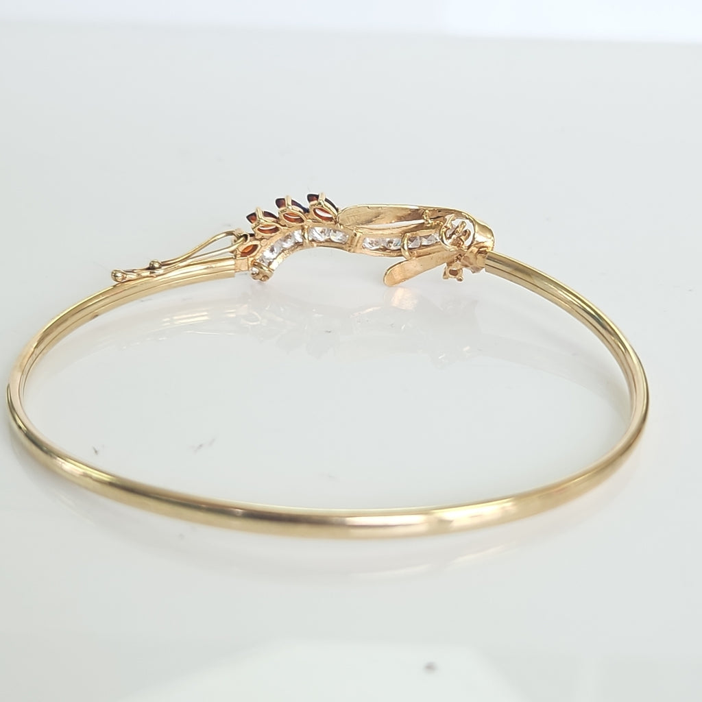 PULSERA RIGIDA ORO 10 K 6,20 GRMS (SEMINUEVO)
