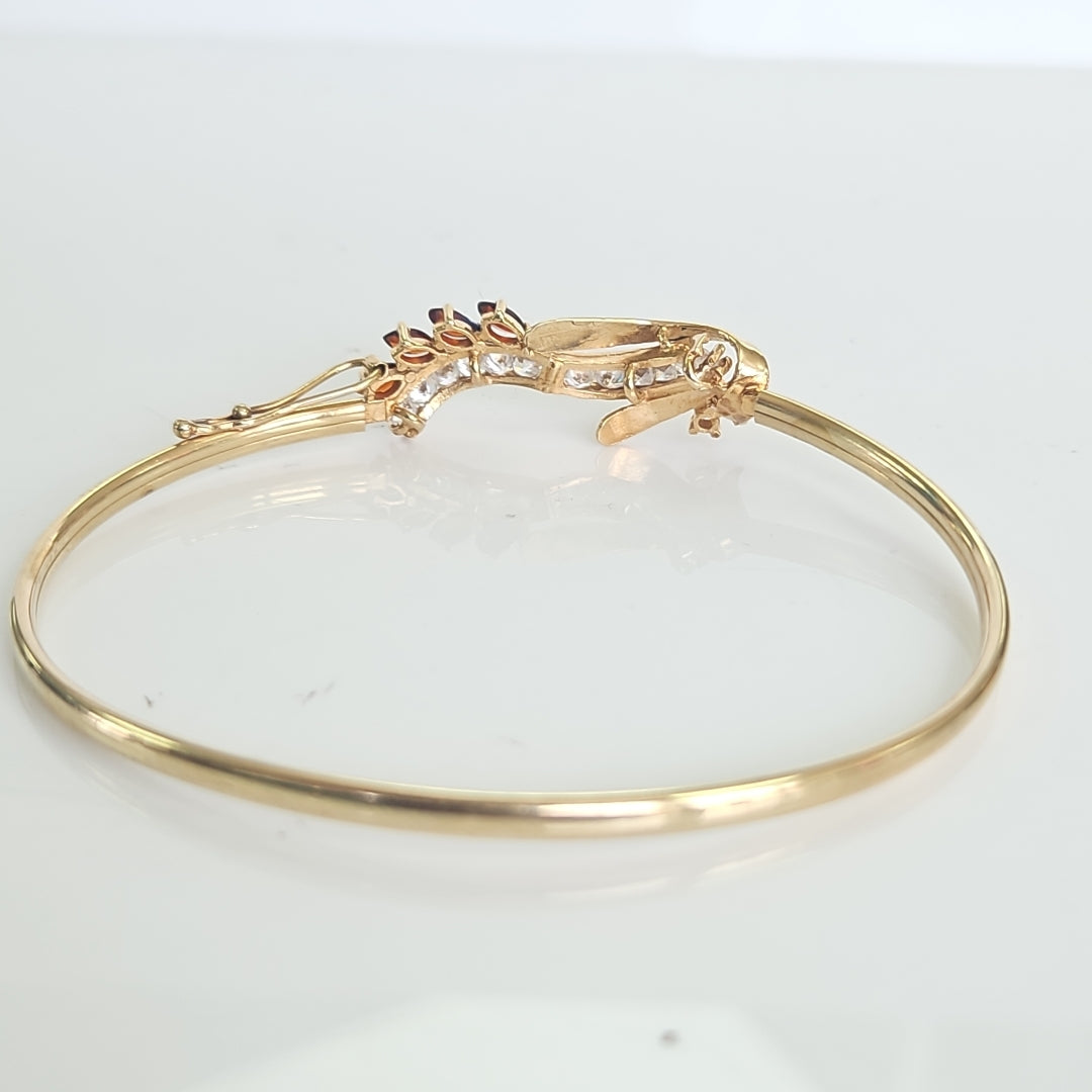 PULSERA RIGIDA ORO 10 K 6,20 GRMS (SEMINUEVO)
