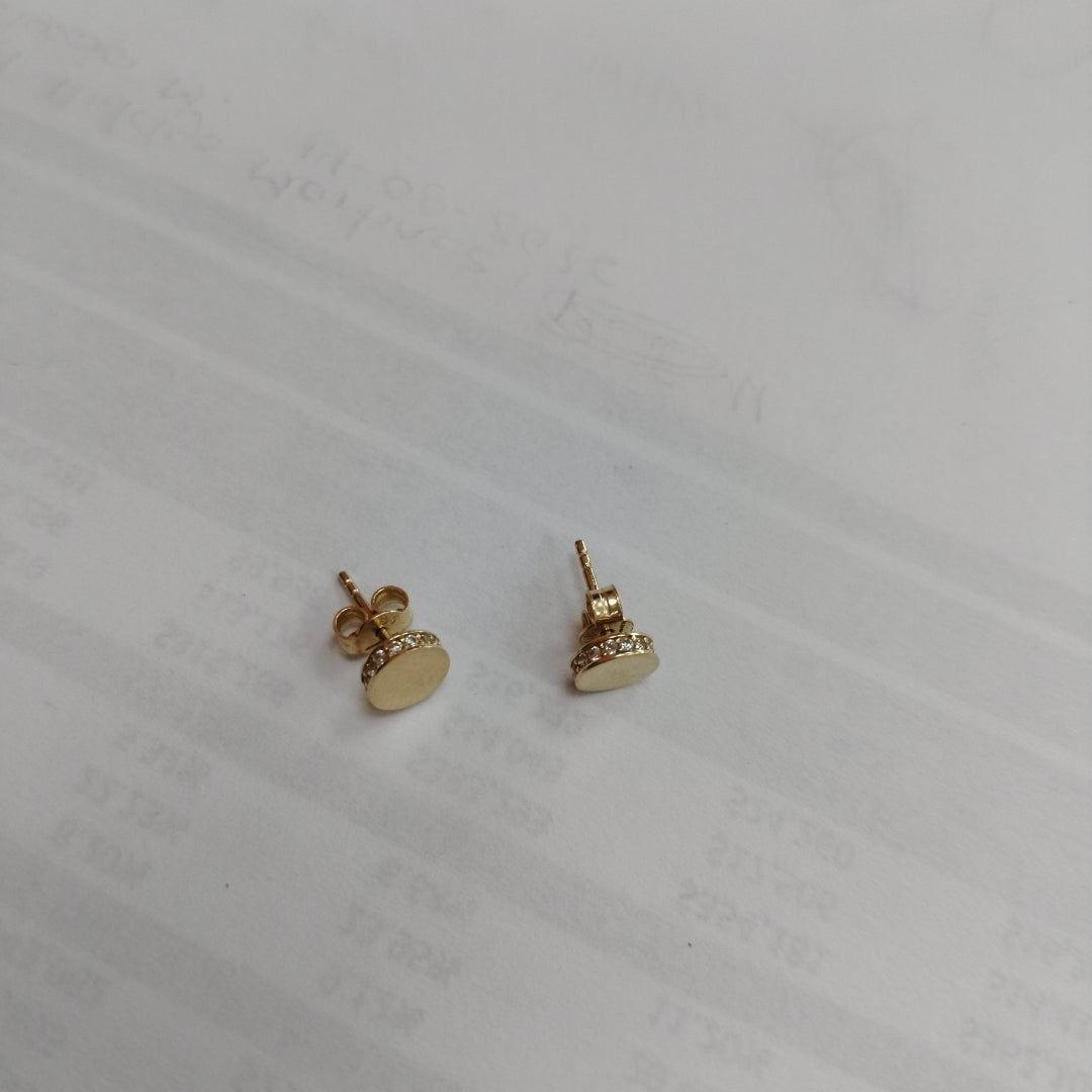 BROQUELES PAR ORO 14 K 1.5 GRMS (SEMINUEVO)