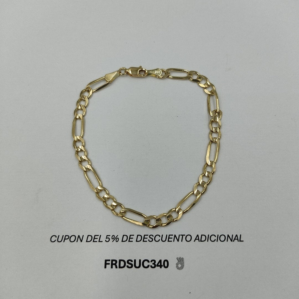 PULSERA 3X1 14K 21 CM 6.6 GR (NUEVO)