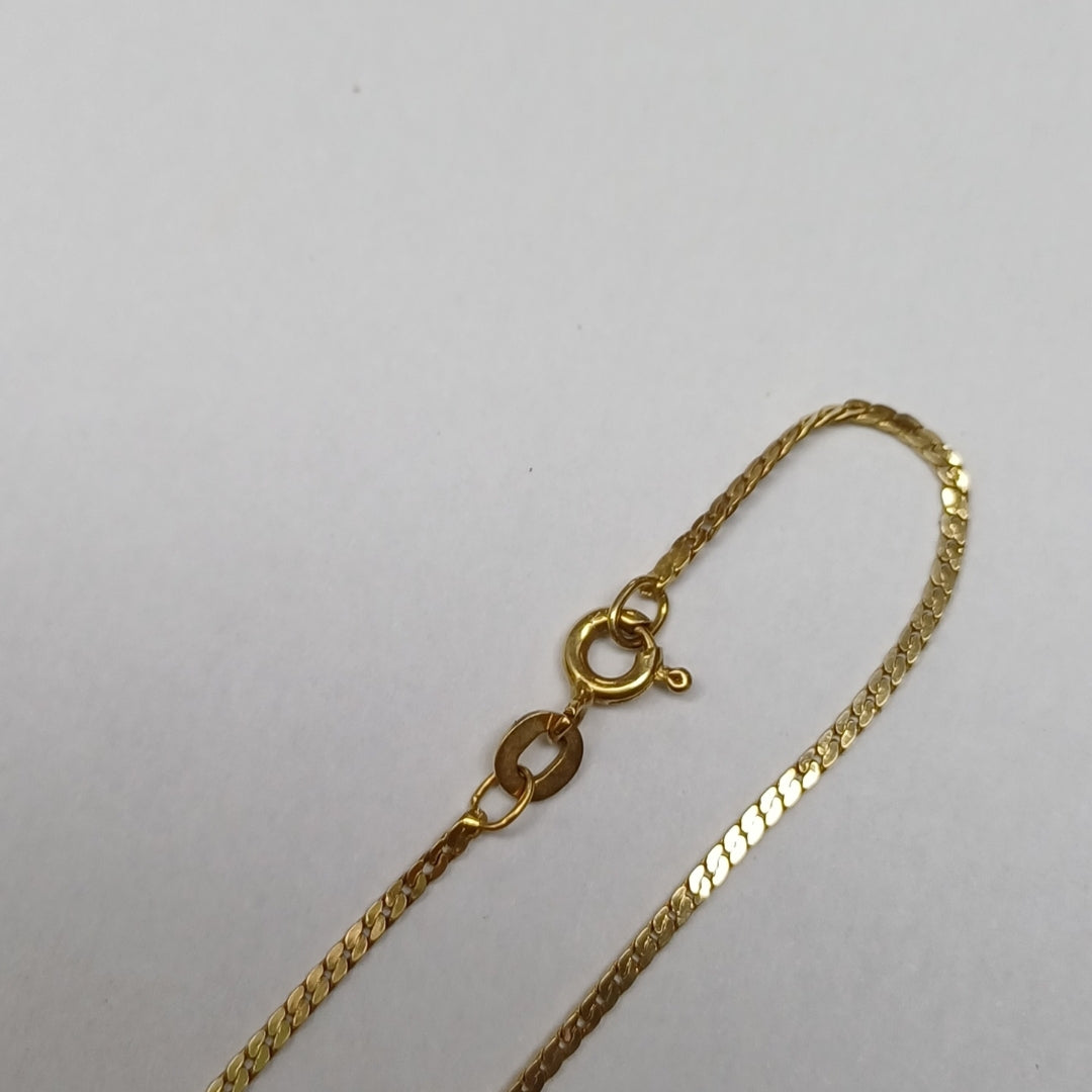 CADENA ORO 14 K 2.6 GRMS (SEMINUEVO)