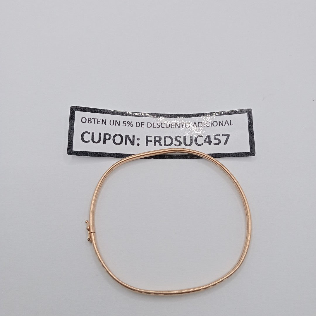 PULSERA RIGIDA ORO 14 K 4.3 GRMS (SEMINUEVO)