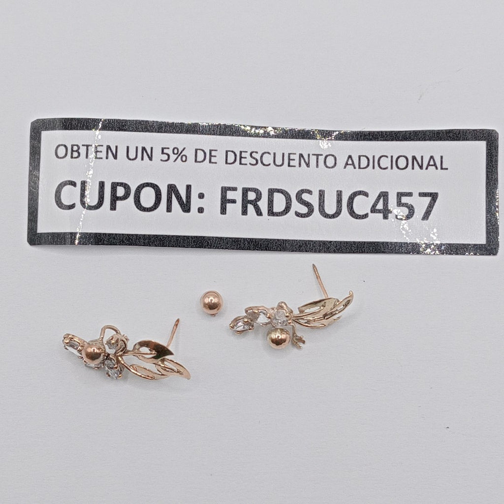 ARETES PAR ORO 8 K 1.7 GRMS (SEMINUEVO)