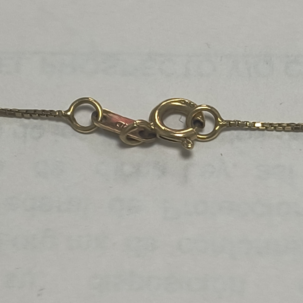 CADENA,DIJE ORO 14 K 3,50 GRMS (SEMINUEVO)