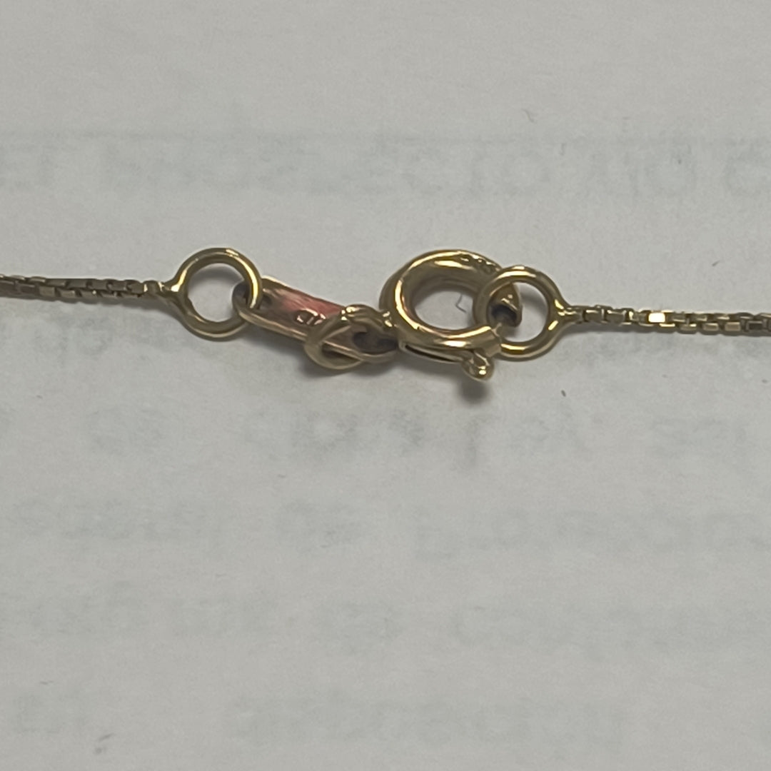 CADENA,DIJE ORO 14 K 3,50 GRMS (SEMINUEVO)