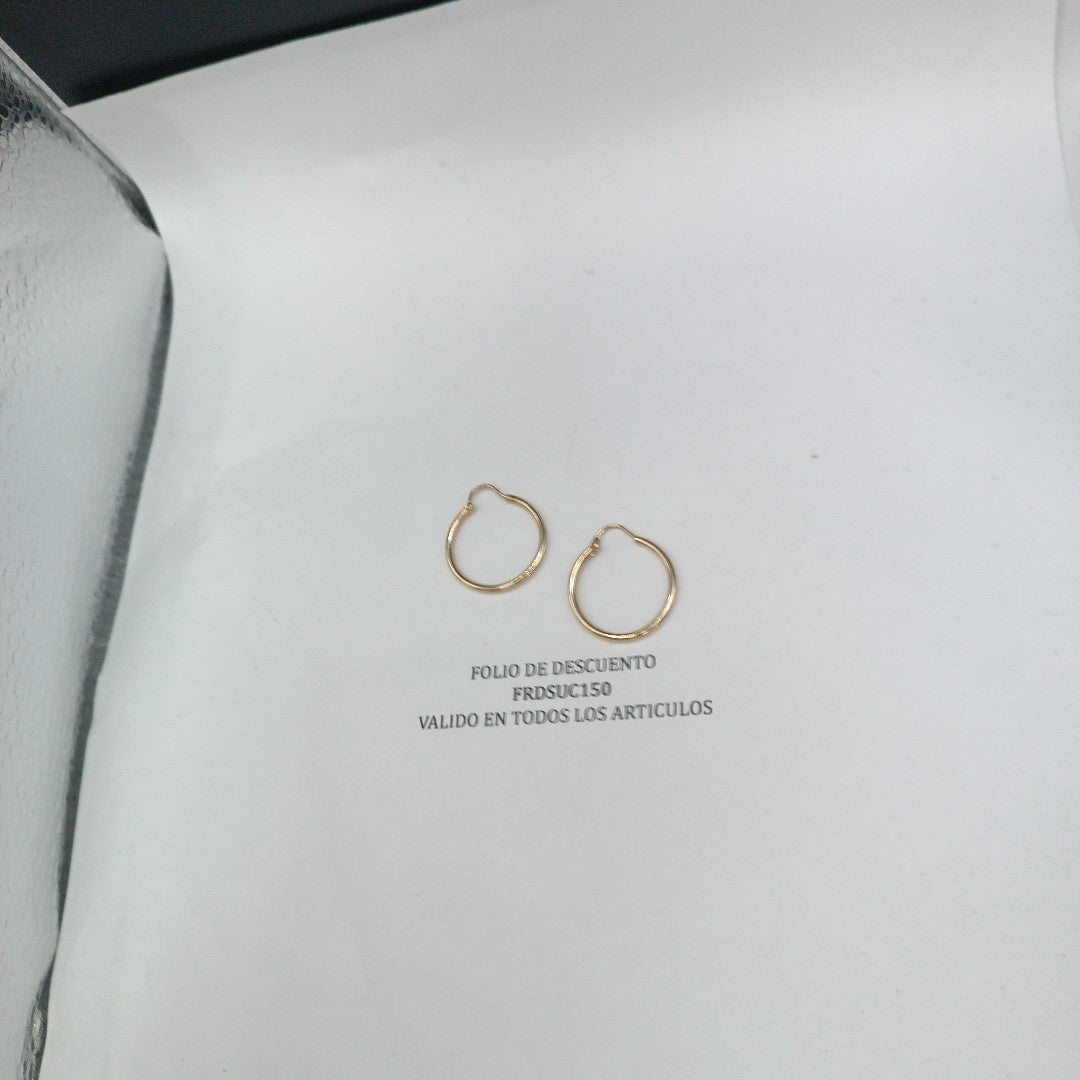 ARRACADAS PAR ORO 10 K 1.9 GRMS (SEMINUEVO)