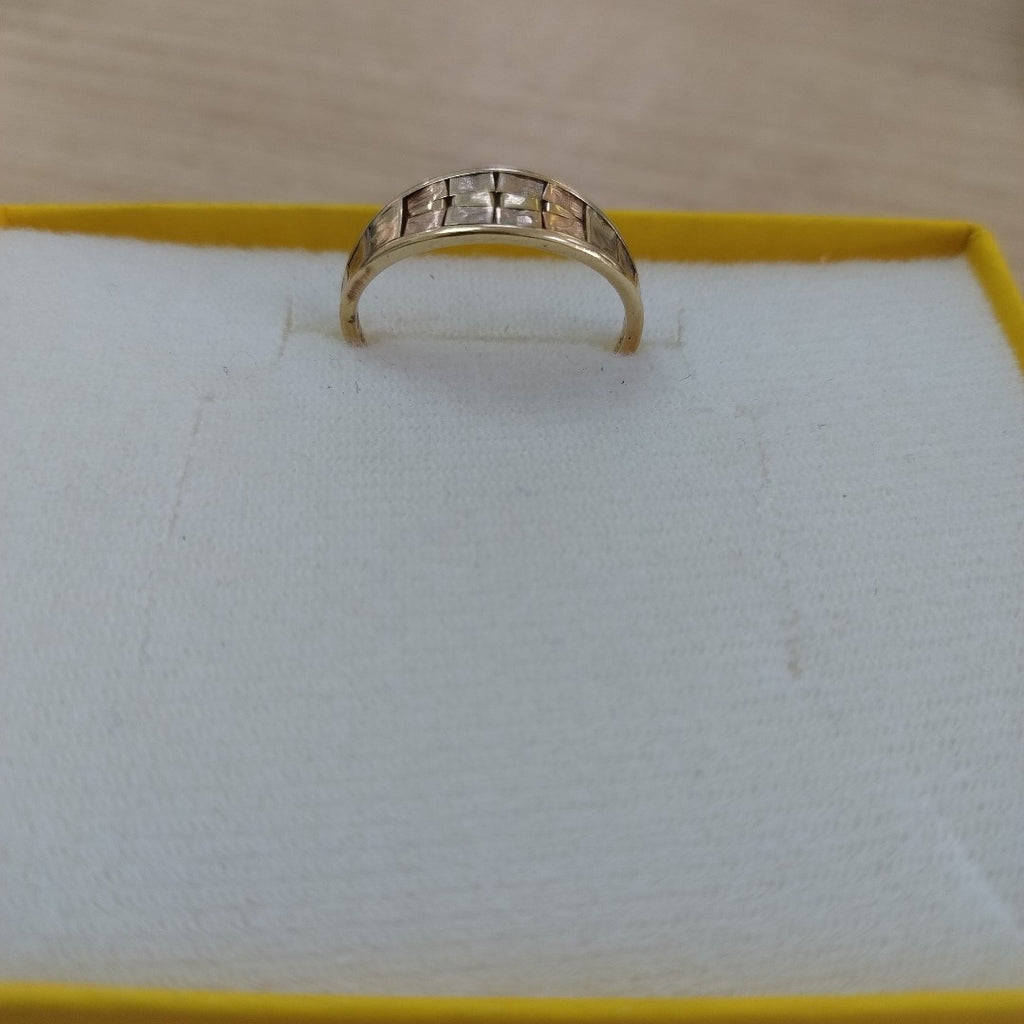 ANILLITO ORO COMBINADO 14 K 2,50 GRMS (SEMINUEVO)