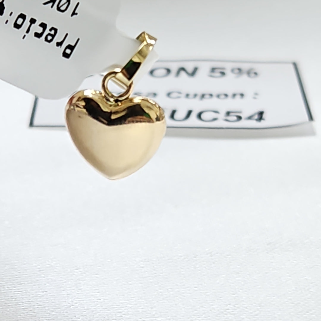 DIJE CORAZON 10K 0.7 GR (NUEVO)