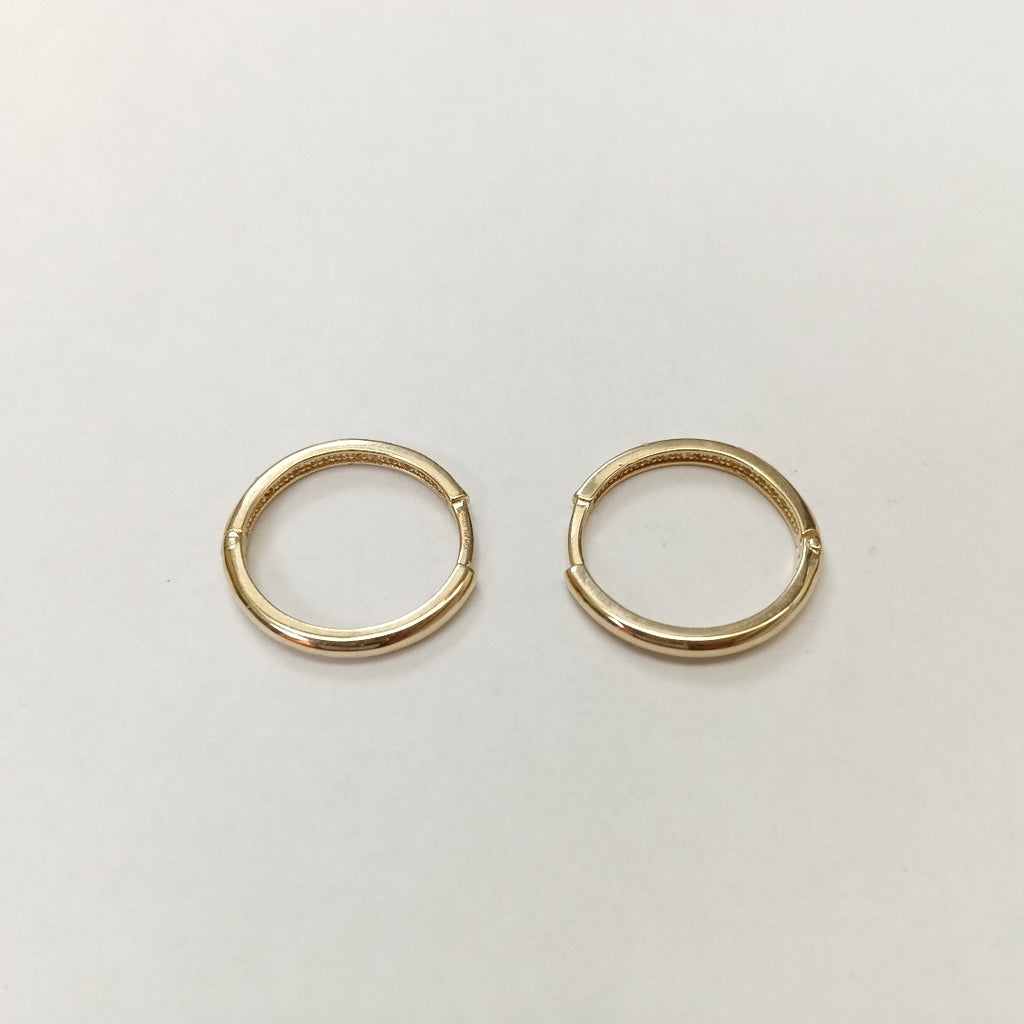 ARETES ARRACADAS C CIRCONIAS 14K 2.1 GR (NUEVO)