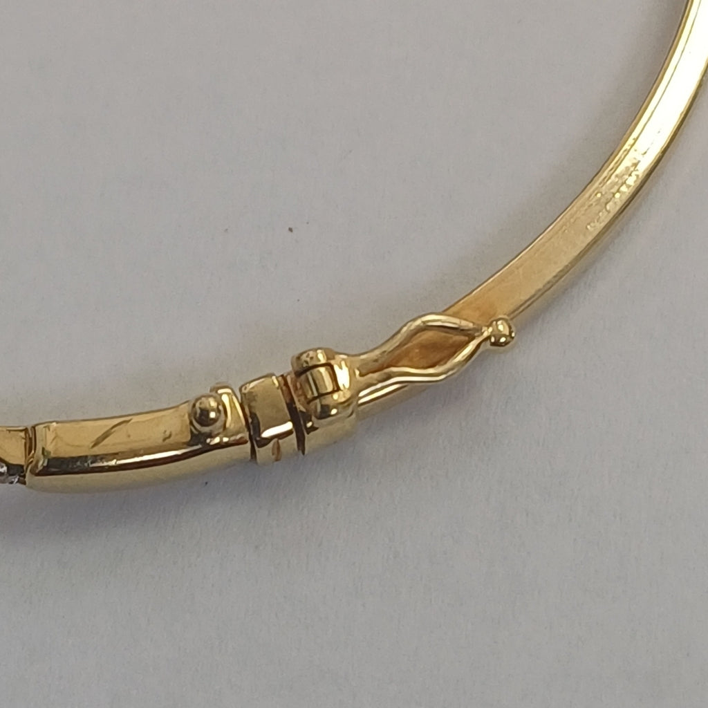 PULSERA RIGIDA ORO 14 K 5.4 GRMS (SEMINUEVO)