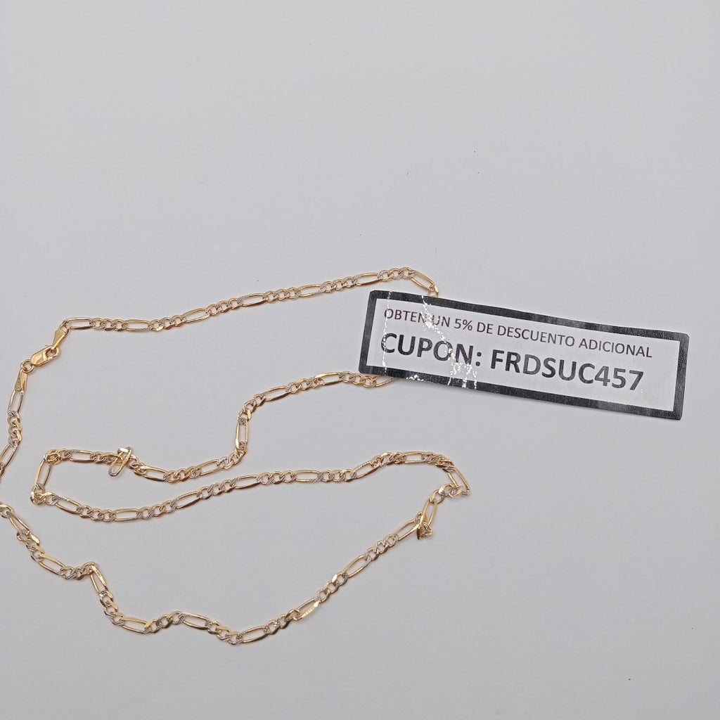 CADENA ORO,RODIADO 10 K 7,20 GRMS (SEMINUEVO)