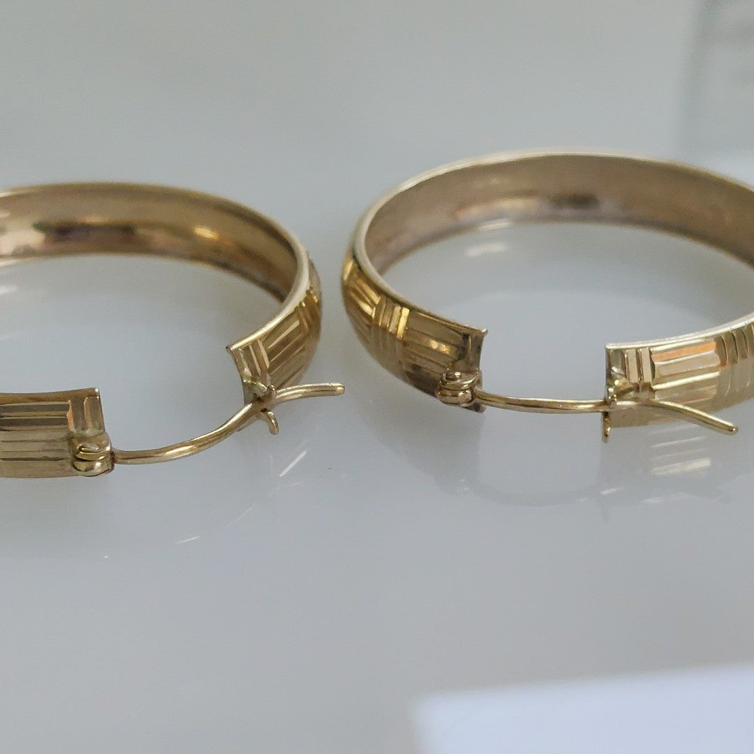 ARRACADAS PAR ORO 10 K 3.7 GRMS (SEMINUEVO)