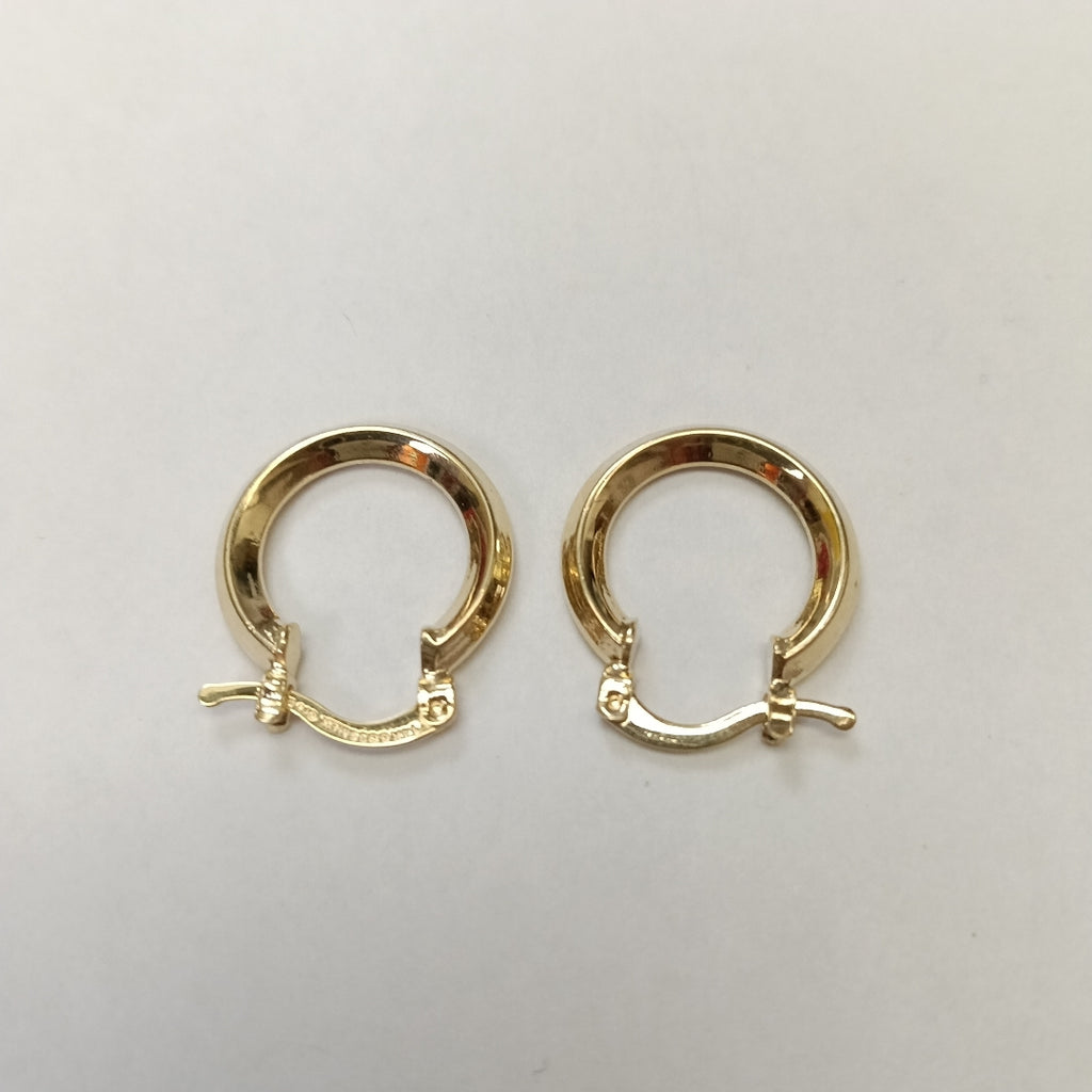 ARETES ARRACADAS CON CIRCONIAS 14K 2.3 GR (NUEVO)