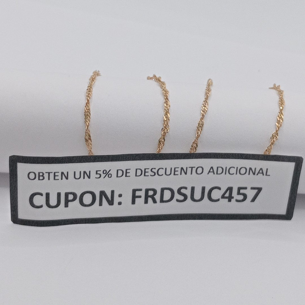 CADENA ORO 10 K 2,10 GRMS (SEMINUEVO)