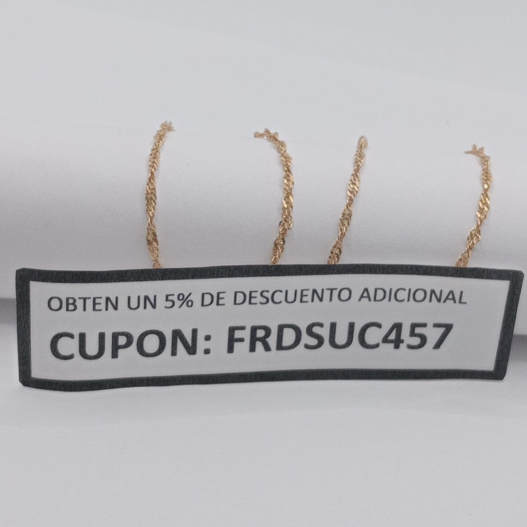 CADENA ORO 10 K 2,10 GRMS (SEMINUEVO)