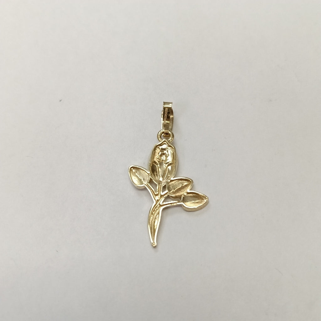DIJE ROSA 10K 1.3 GR (NUEVO)