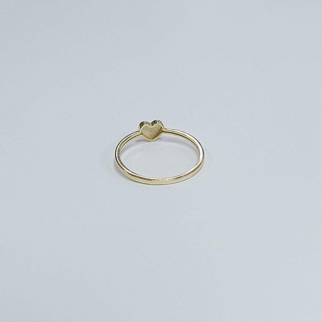 ANILLOS ANILLITO FIG CORAZON 10K TALLA 8 1.2 GR (NUEVO)