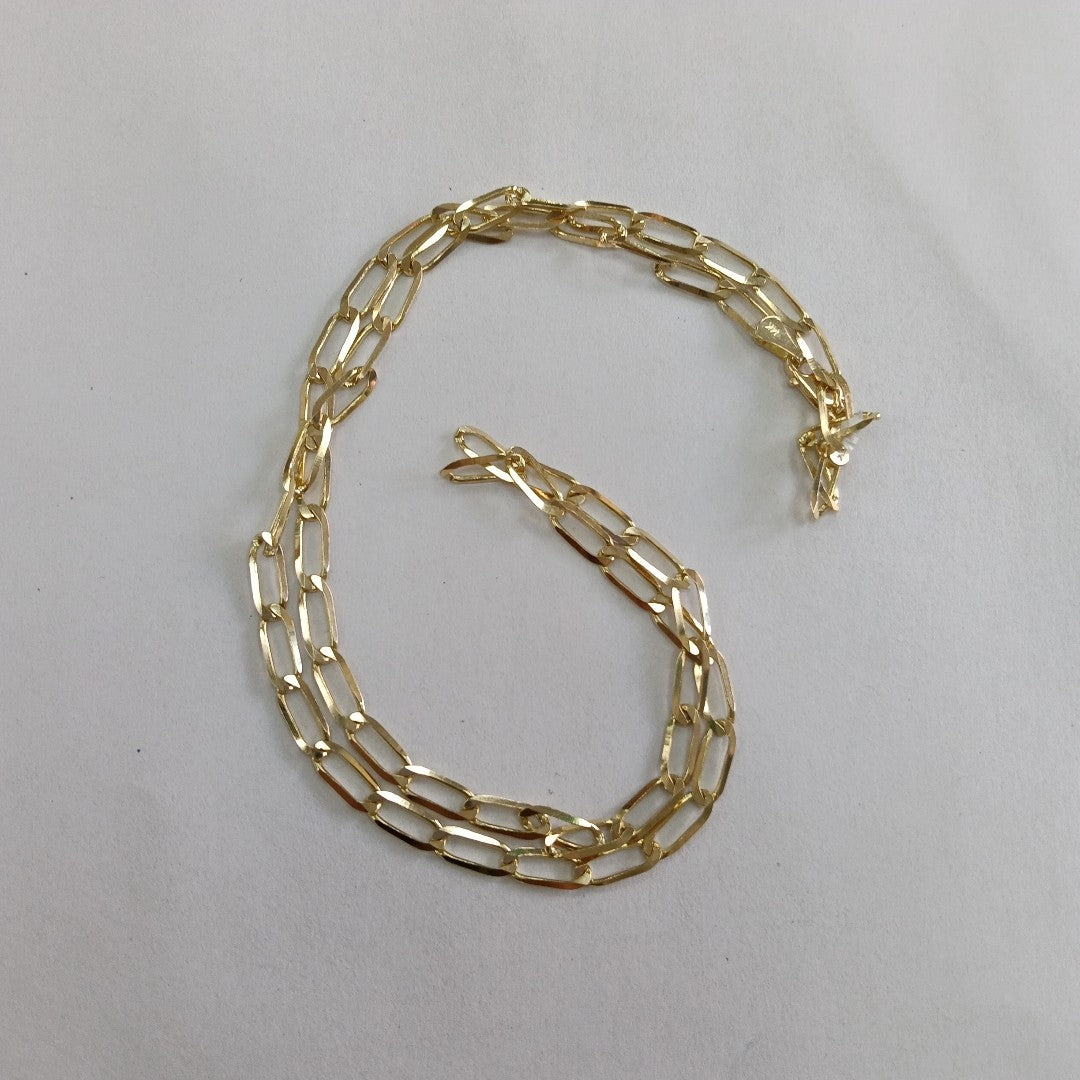 CADENA ESLABONES 14K 55 CM 9.8 GR (NUEVO)