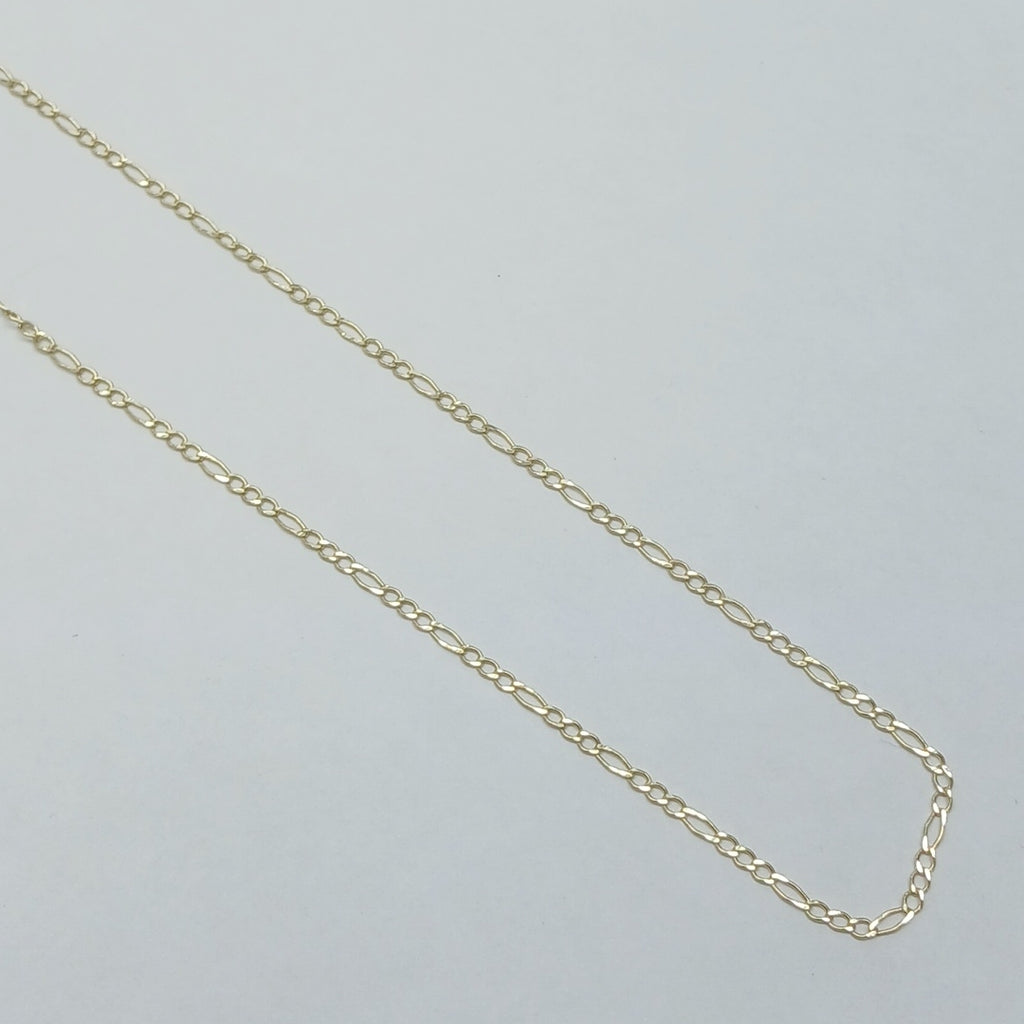 CADENAS TEJIDO 3X1 ORO 10K 55 CM 2.1 GR (NUEVO)