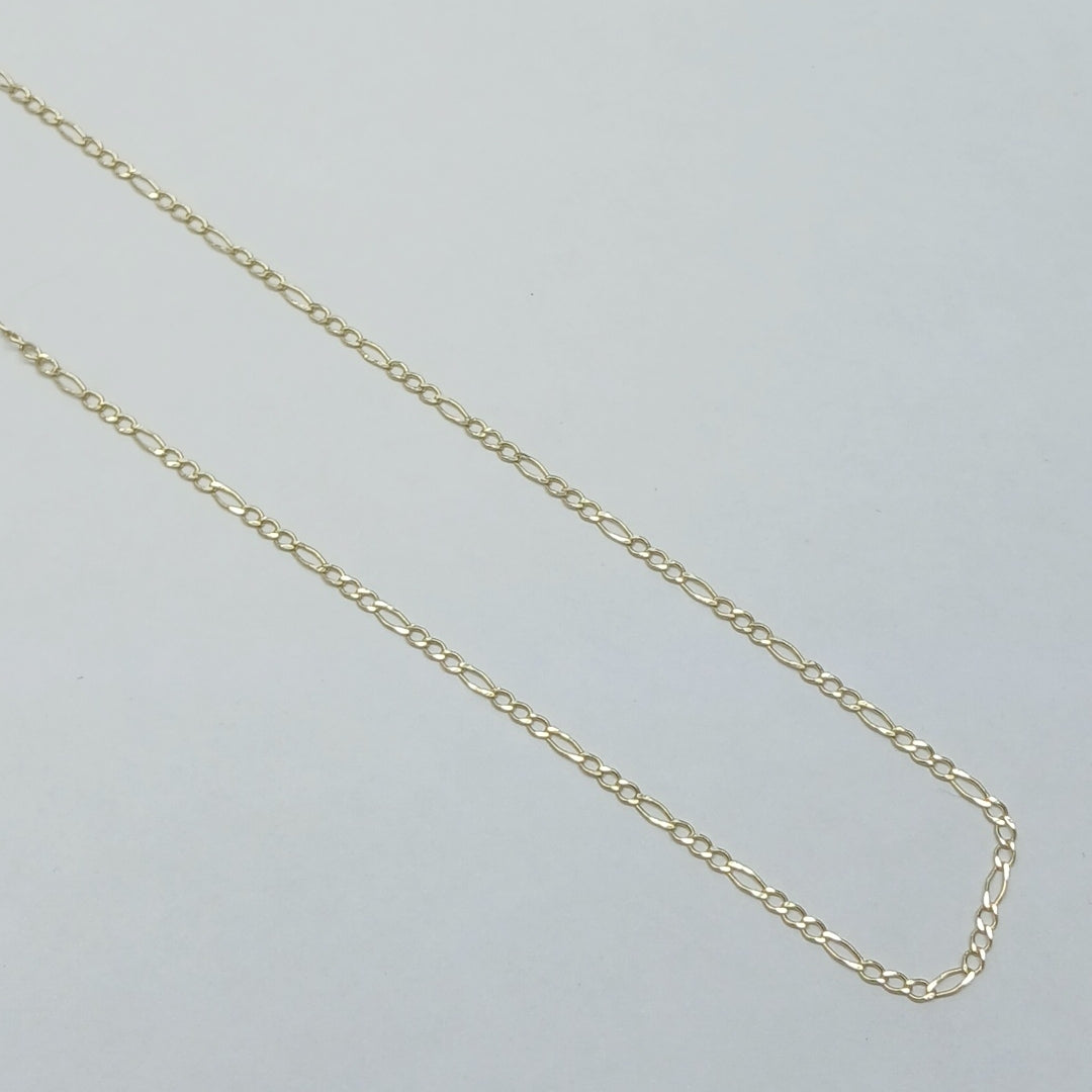 CADENAS TEJIDO 3X1 ORO 10K 55 CM 2.1 GR (NUEVO)