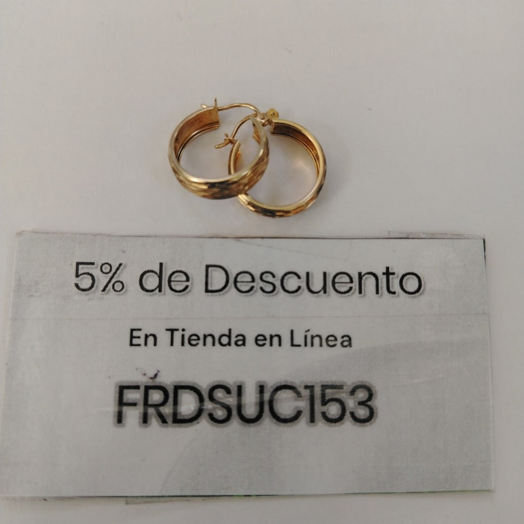 ARRACADAS PAR ORO 10 K 2.2 GRMS (SEMINUEVO)