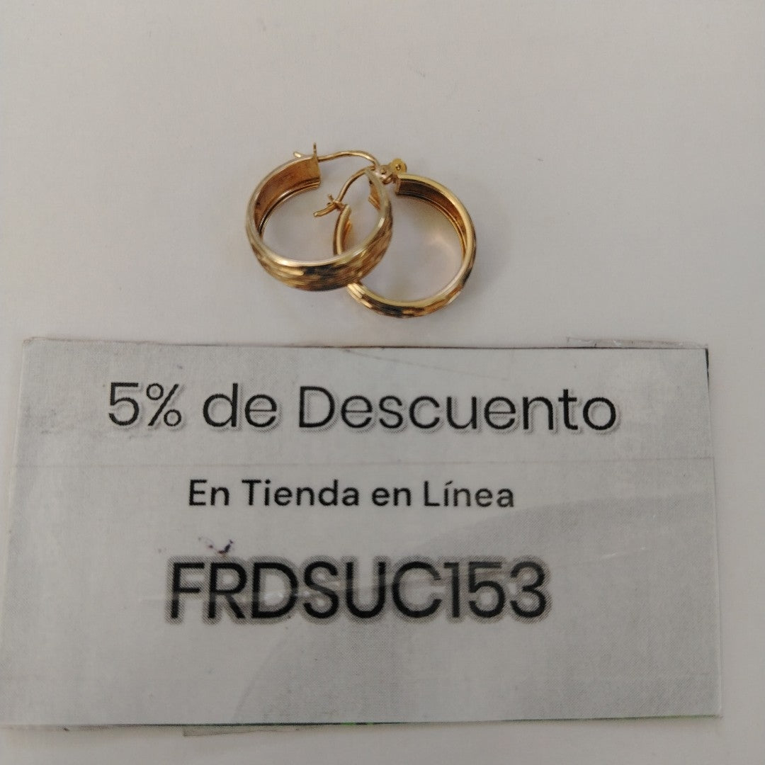 ARRACADAS PAR ORO 10 K 2.2 GRMS (SEMINUEVO)