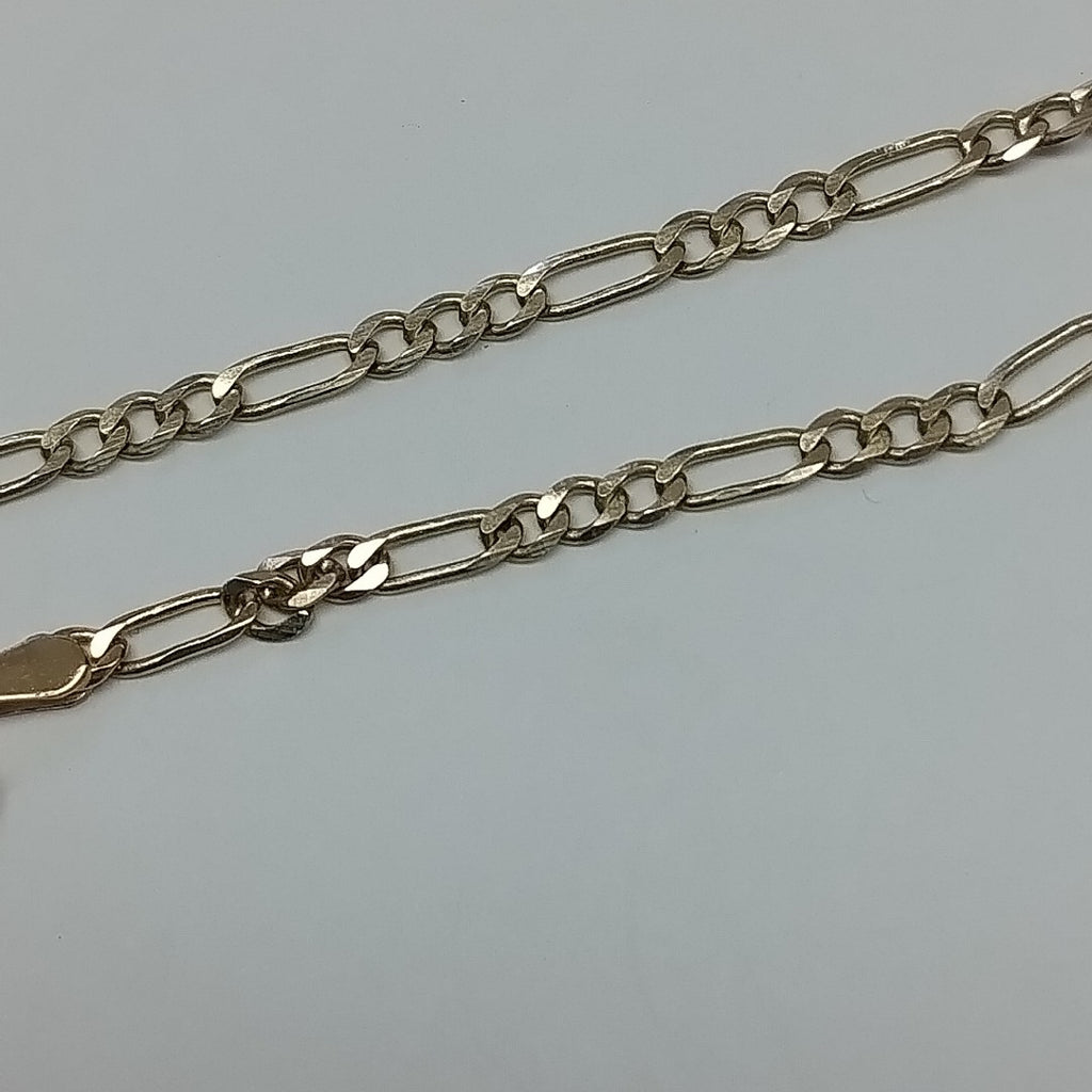 PULSERA TEJIDO 3X1 14K 21 CM 2.3 GR (NUEVO)