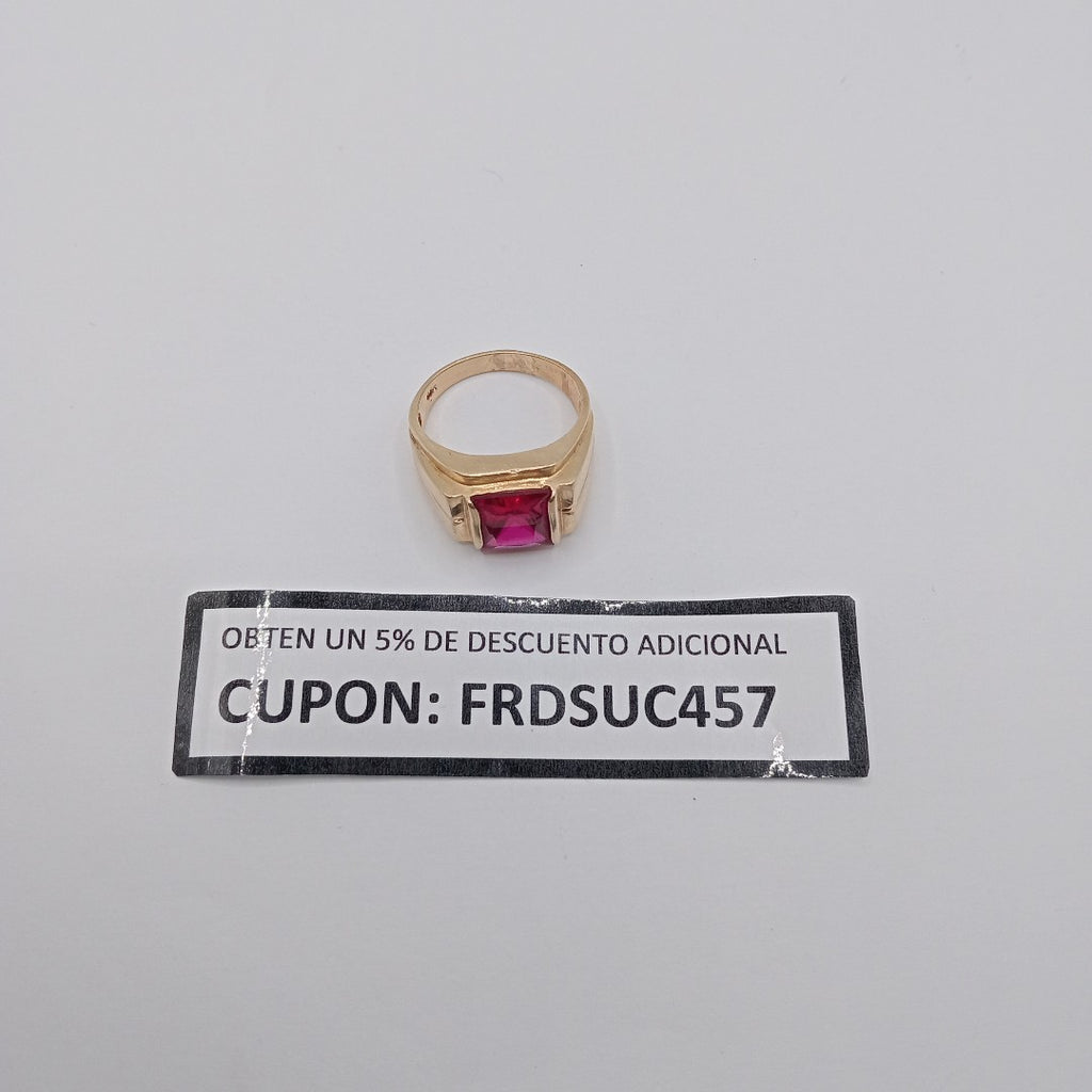 ANILLO ORO 14 K 8 GRMS (SEMINUEVO)