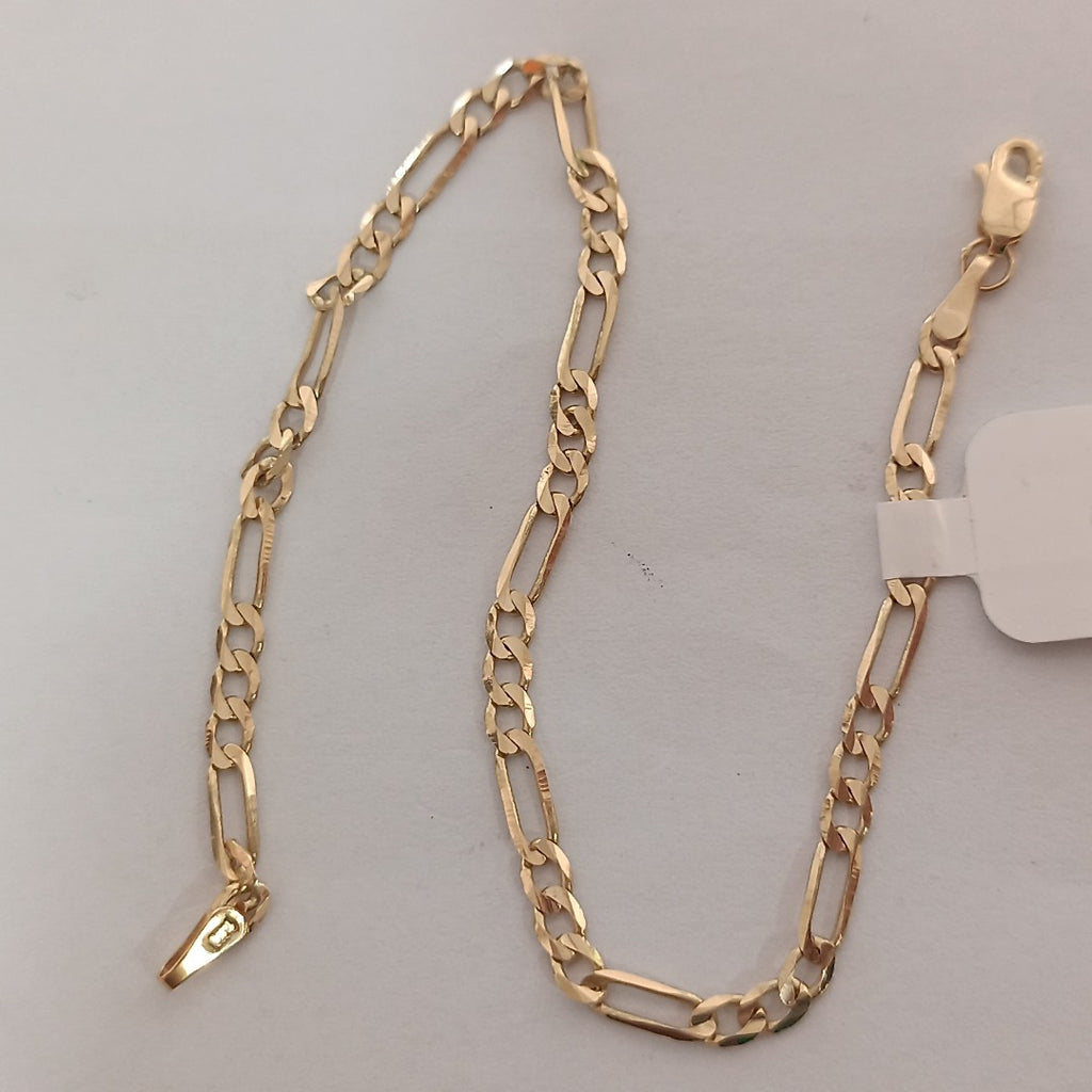 PULSERA TEJIDO 3X1 14K 21 CM 3 GR (NUEVO)