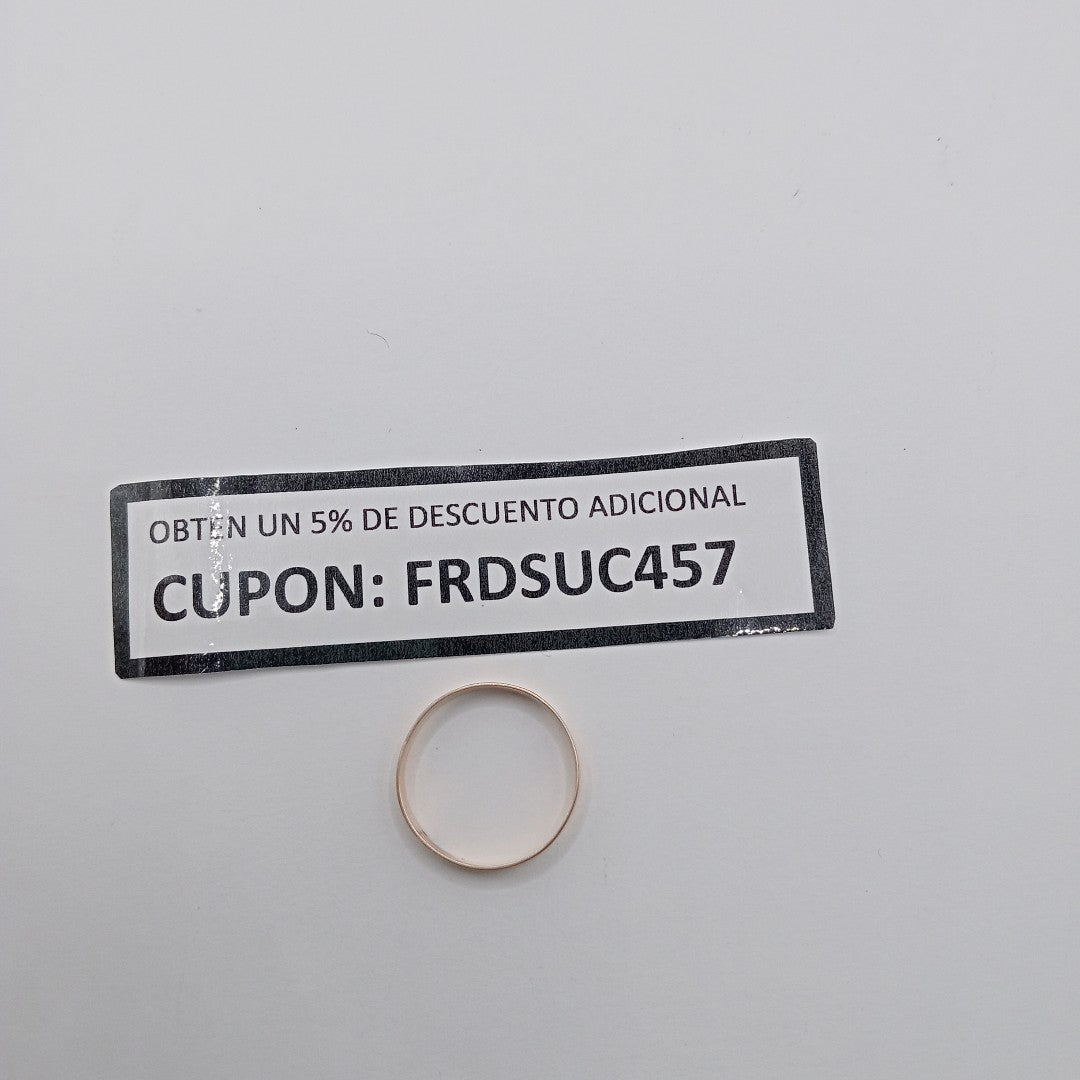 ARGOLLA ORO 10 K 1,40 GRMS (SEMINUEVO)