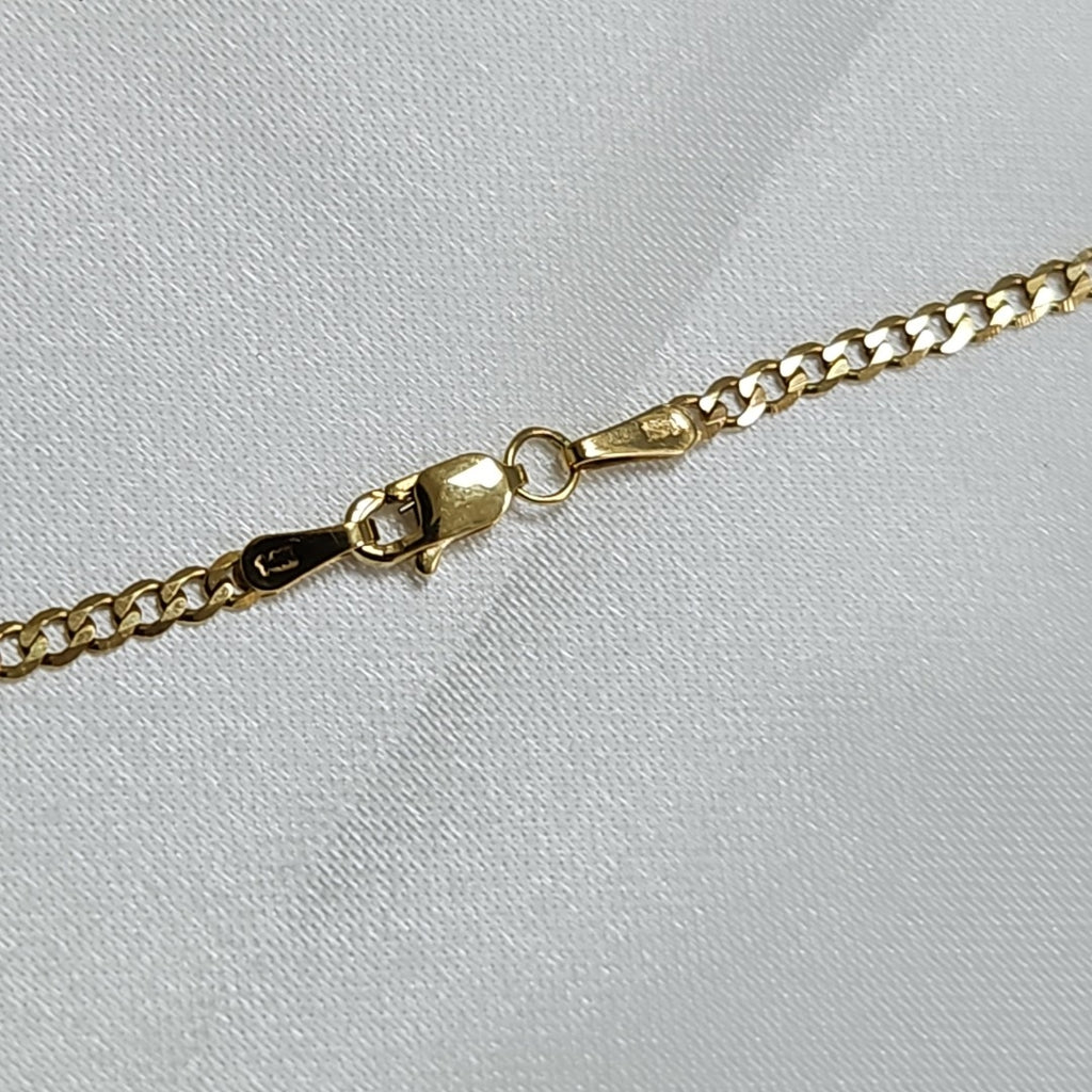 CADENA TEJIDO BARBADA 14K 60 CM 5.9 GR (NUEVO)