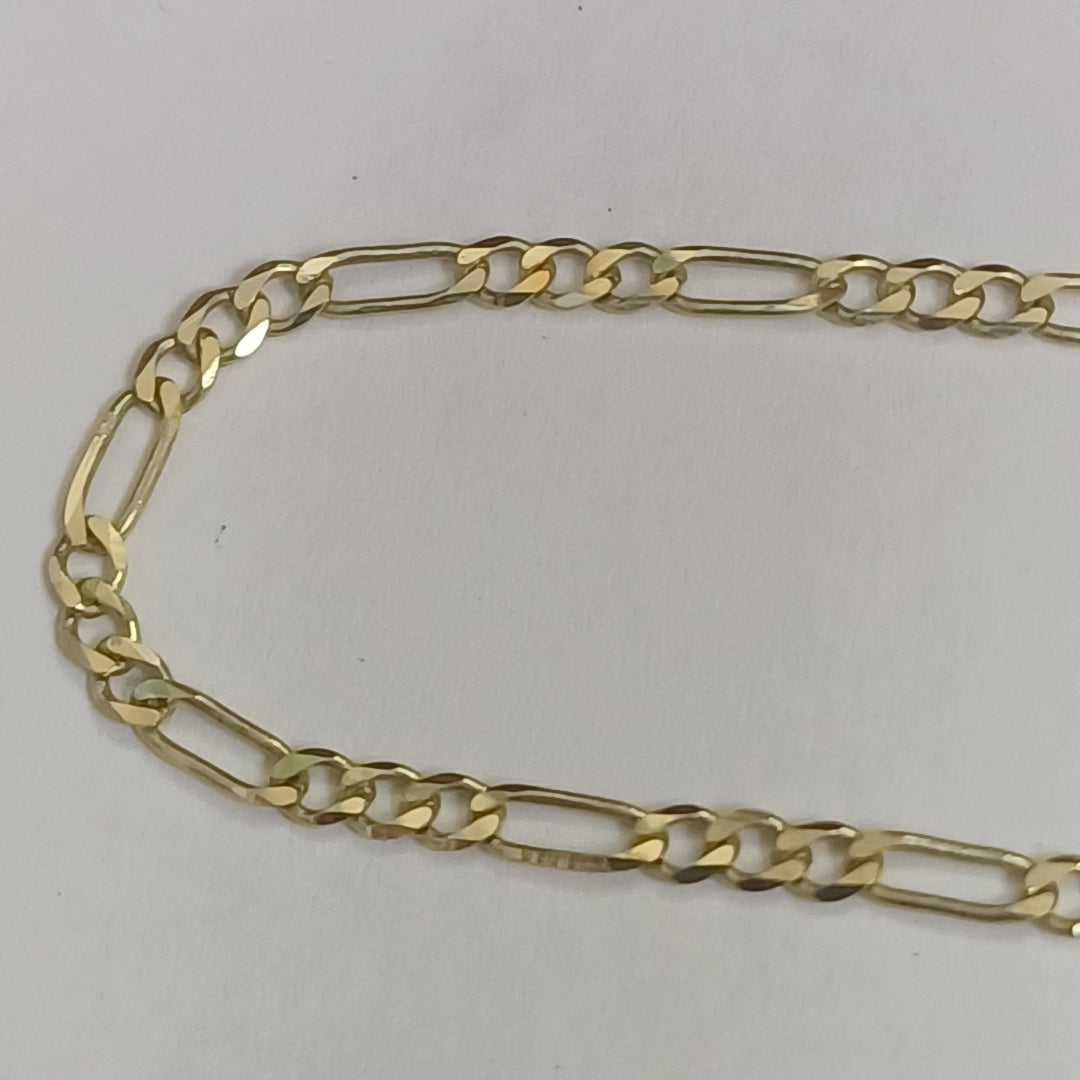 PULSERA TEJIDO 3X1 14K 18 CM 2 GR (NUEVO)