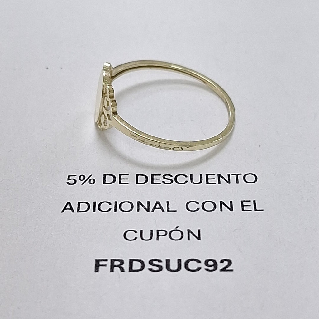 ANILLOS ANILLITO 10K TALLA 9 1 GR (NUEVO)