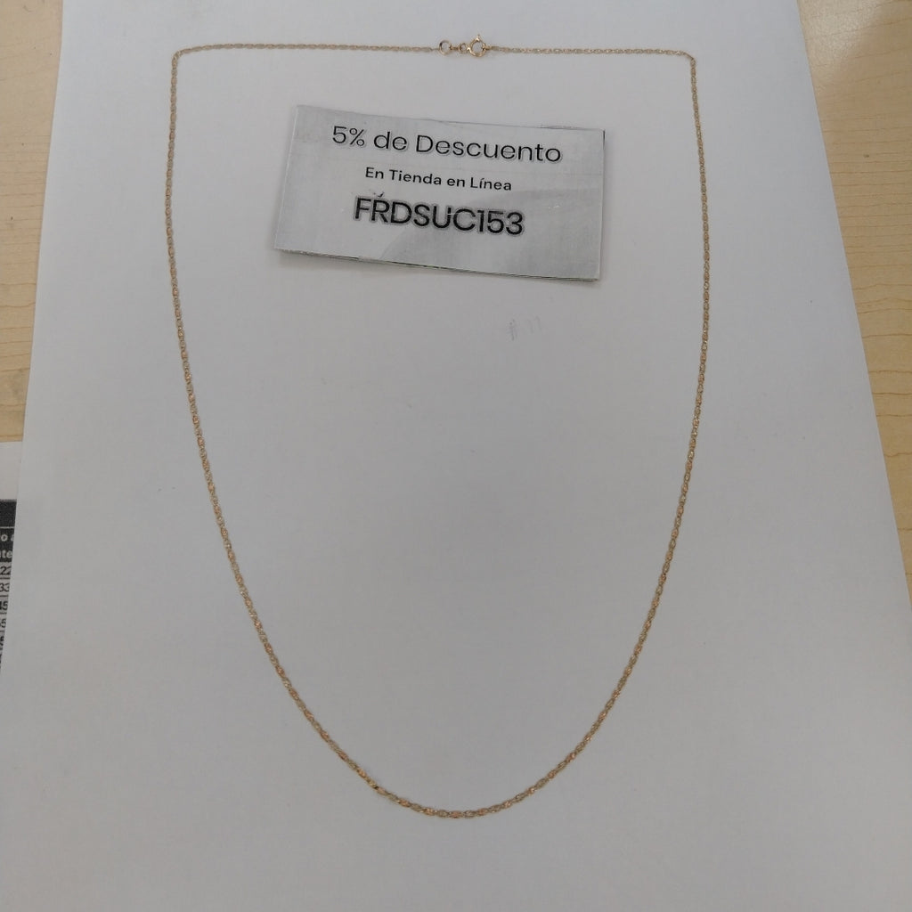 CADENA ORO 10 K 1.7 GRMS (SEMINUEVO)