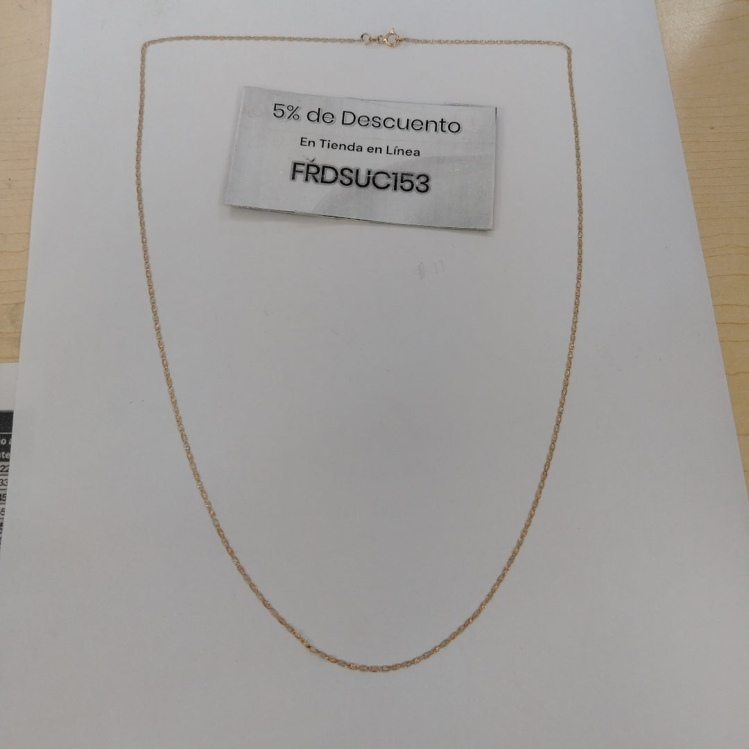 CADENA ORO 10 K 1.7 GRMS (SEMINUEVO)