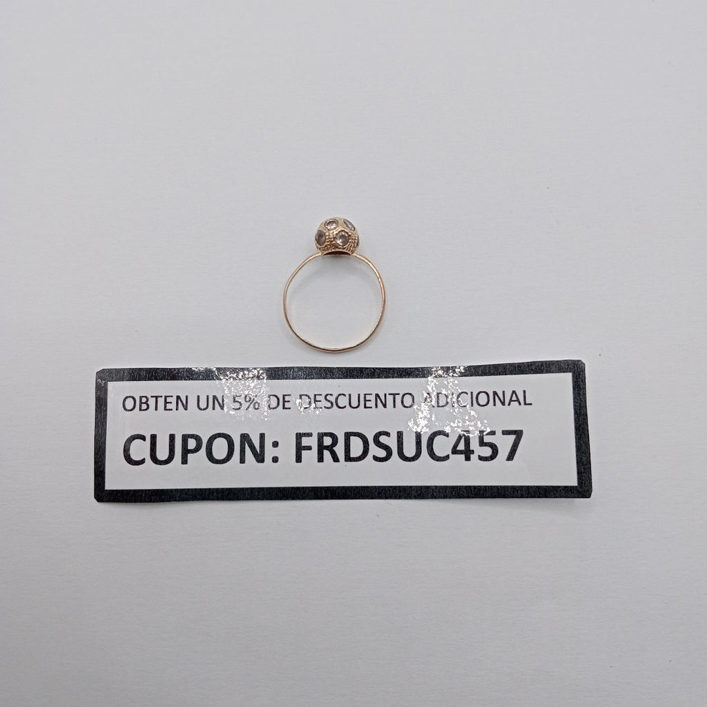 ANILLO ORO 10 K 1,40 GRMS (SEMINUEVO)