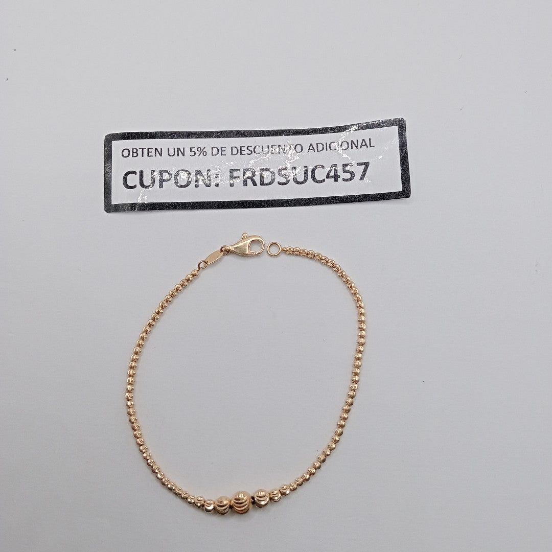 PULSERA ORO 14 K 3.8 GRMS (SEMINUEVO)
