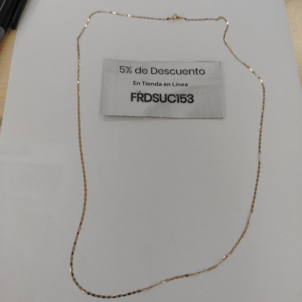 CADENA ORO 10 K 1.5 GRMS (SEMINUEVO)