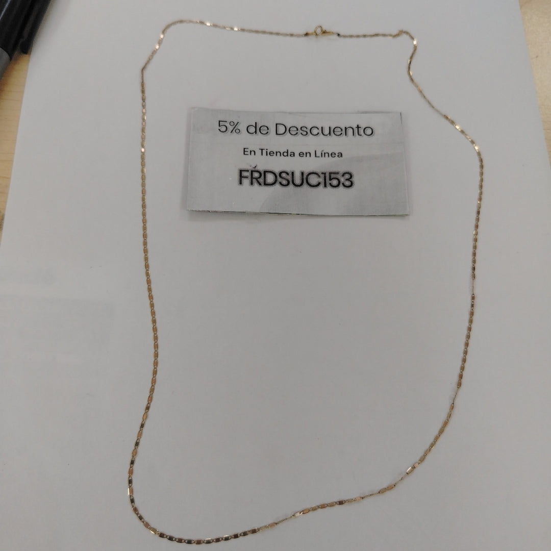 CADENA ORO 10 K 1.5 GRMS (SEMINUEVO)