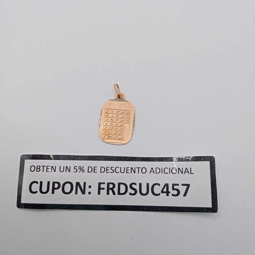DIJE ORO 14 K 2.4 GRMS (SEMINUEVO)
