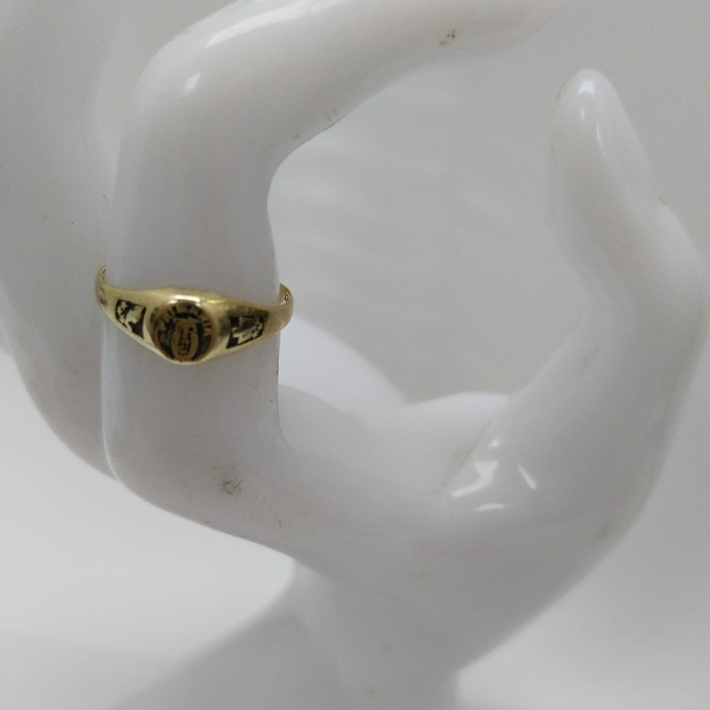 ANILLO DE GRADUACIÓN ORO 10 K 1,40 GRMS (SEMINUEVO)