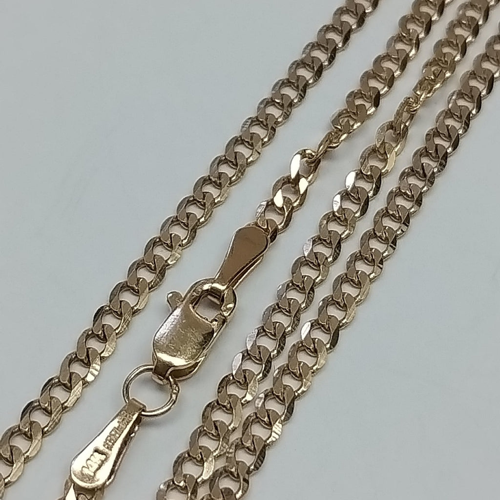 CADENA BARBADA 14K 55 CM 6 GR (NUEVO)