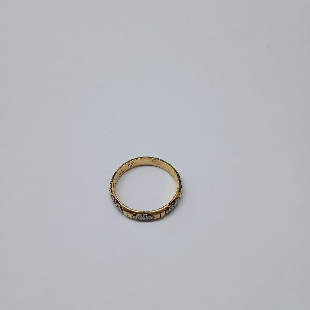 ARGOLLA ORO 18 K 3.2 GRMS (SEMINUEVO)