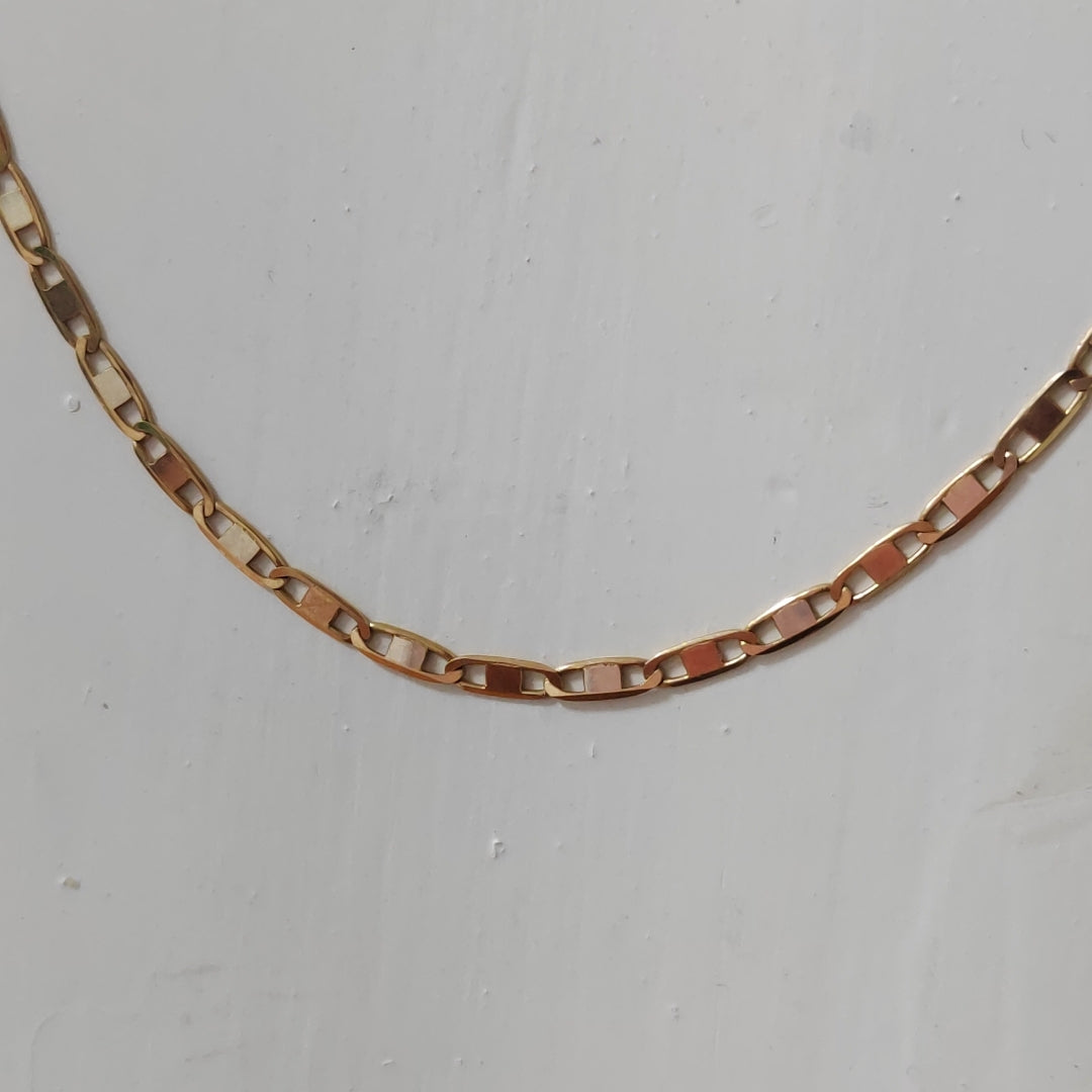 CADENA ORO COMBINADO 14 K 5.5 GRMS (SEMINUEVO)
