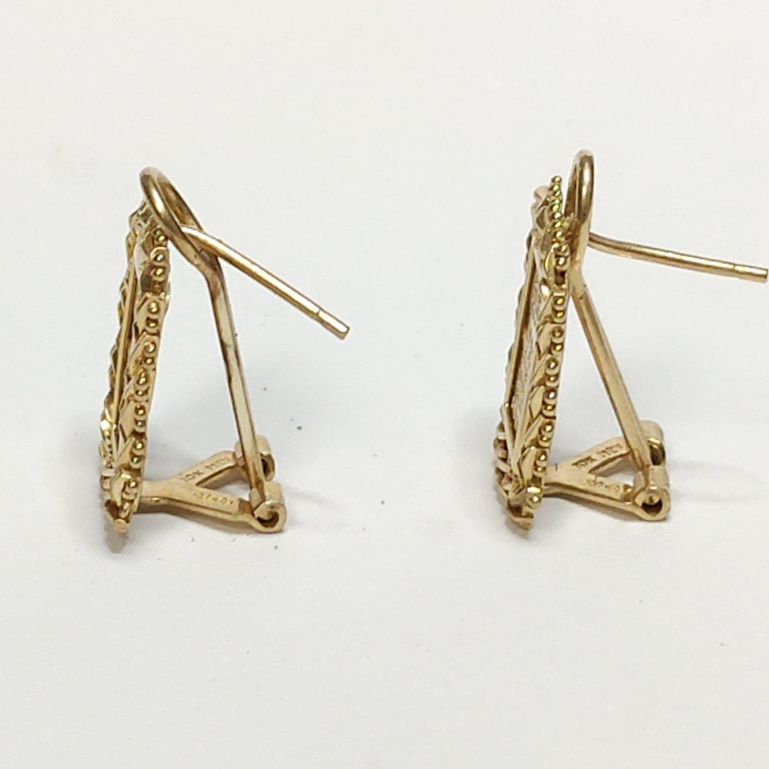 ARETES PAR ORO 10 K 4.5 GRMS (SEMINUEVO)