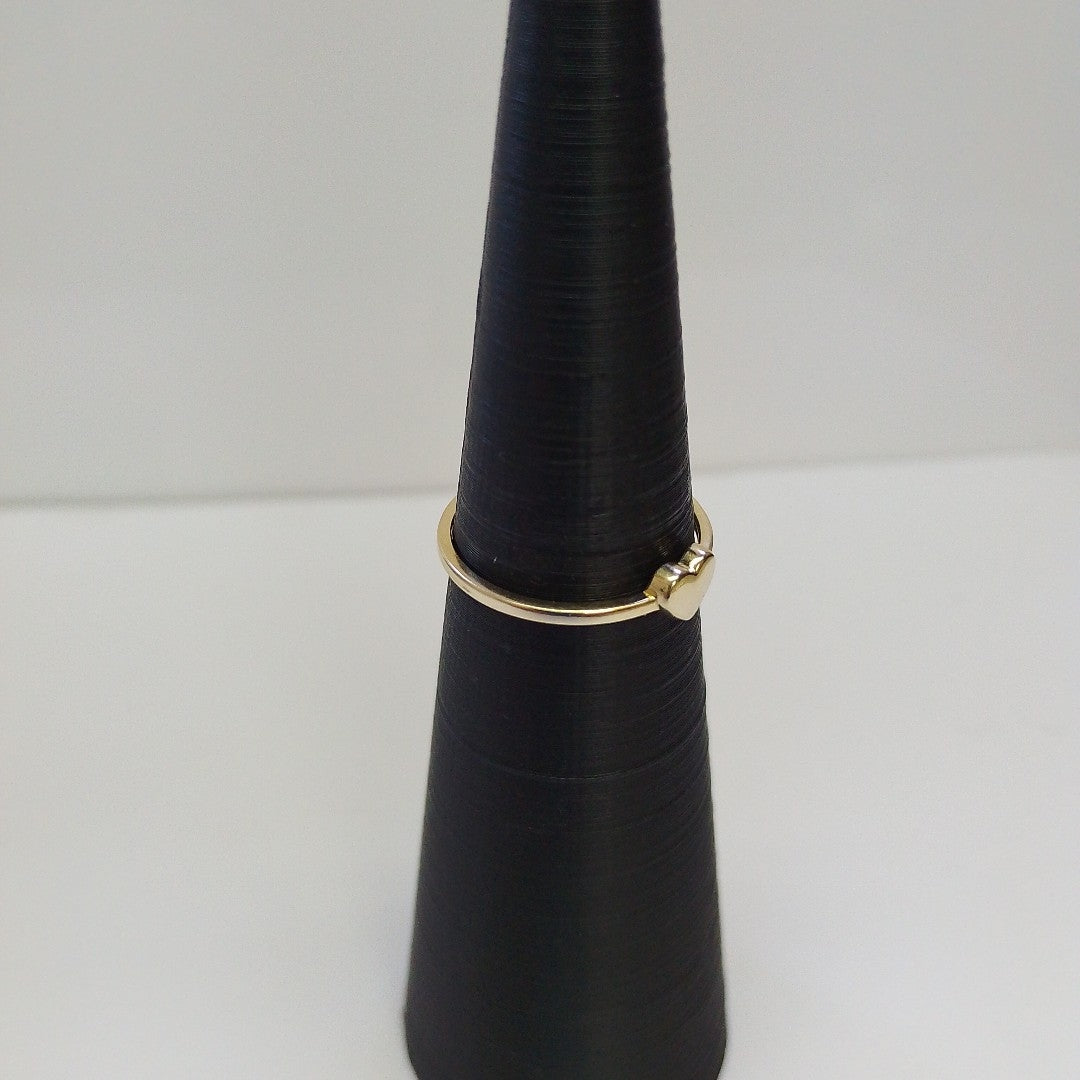 ANILLOS ANILLITO FIG CORAZON 10K TALLA 8 1.1 GR (NUEVO)