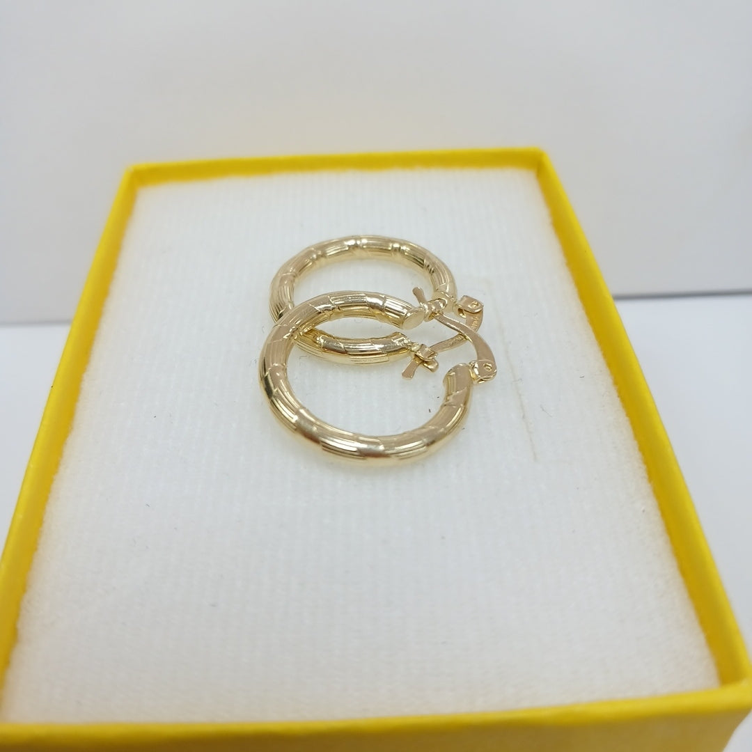 ARETES ARRACADAS 14K 2.6 GR (NUEVO)