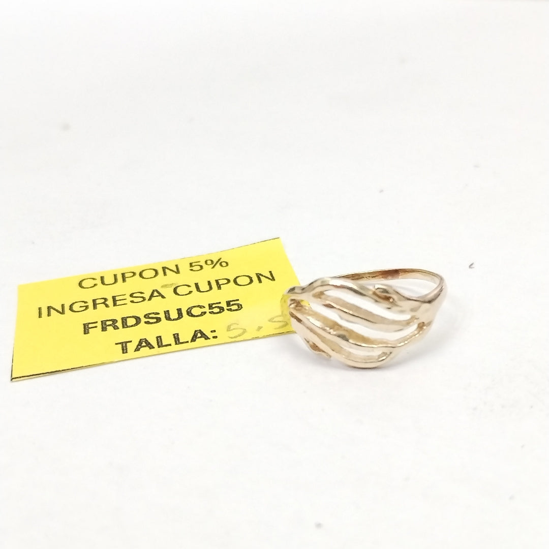 ANILLO ORO 10 K 1,60 GRMS (SEMINUEVO)
